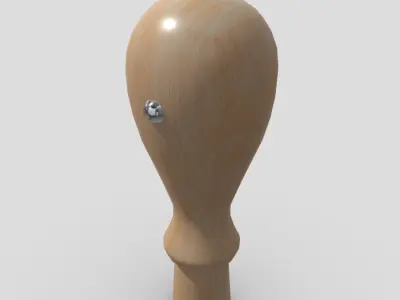 Rubber Stamp 3 Free low-poly 3D model