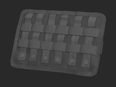 Tactical Pouches  3D model