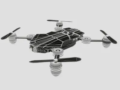 Drone Quadrocopter 3D model