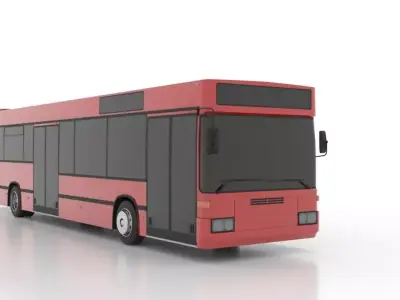 Mercedes-Benz O405NL Low Low-poly 3D model