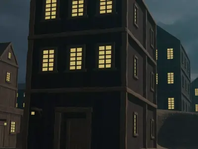 Mountain Village 3D model 3