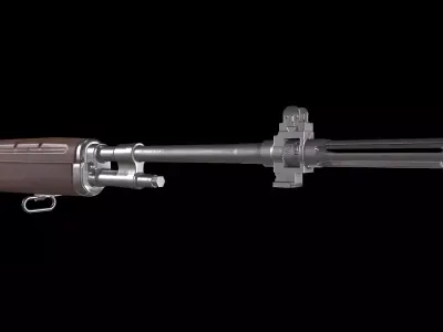 M14 Rifle Low-poly 3D model purchase