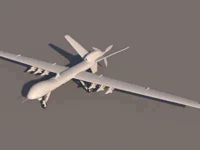 Drone Predator  3D model 3D model