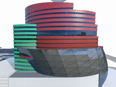 Office Building 06 Low-poly 3D model