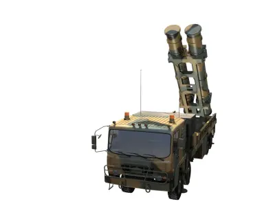 Hyeonmu3 launch vehicle 3D model