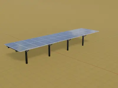 Agricultural photovoltaic 90 degrees Package