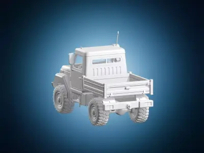 Off-road Utility Truck 3D Model 3D print model