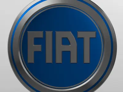 Fiat logo 3D model from CGTrader