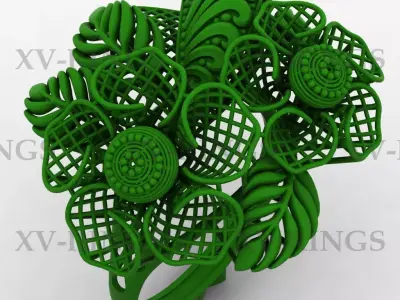 NEW TURKISH RING XV-05 3D print model