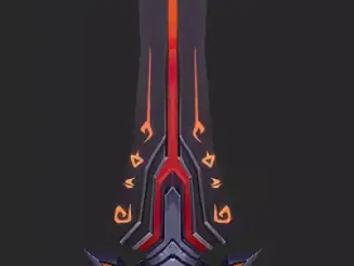 Pack With Fantasy Swords - Part 17 Free low-poly 3D model