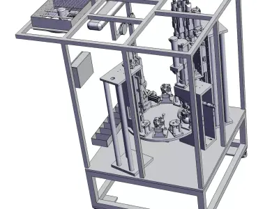 Automatic screw locking assembly equipment 3D model
