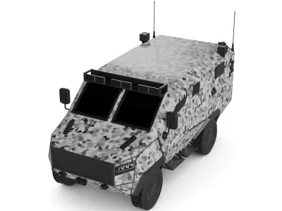 Military JLTV 3D model by Vikas-Chaitanya from CGTrader
