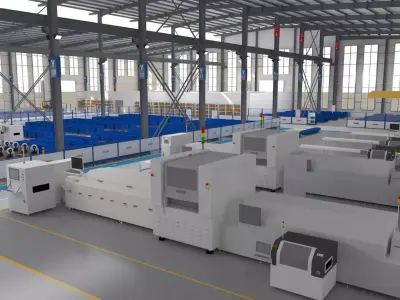 Factory Building 2 3D model