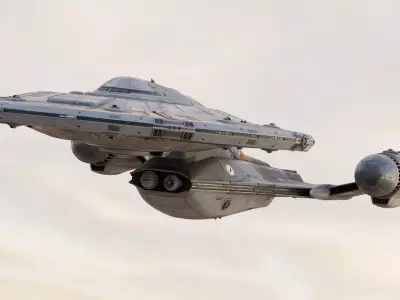 Spaceship KOROLEV Interstellar Class Original Concept Design 3D model