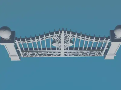 Warehouse Classic Gate 3D print model
