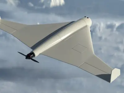 Russian Kamikaze Drone Kalashnikov 3D model