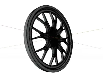 2024 Shelby Supersnake Wheels 3D model