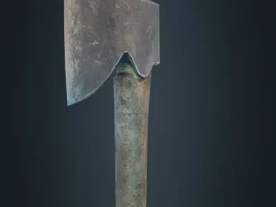 Axe GameDev Ready  Free low-poly 3D model