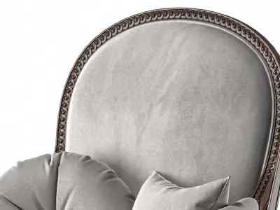 chairish armchair art 7847 3D model