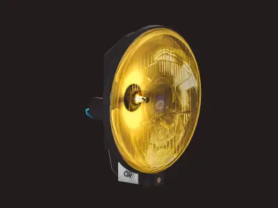 Hella Comet 500  Low-poly 3D model