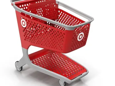Shopping Cart 3D model 11