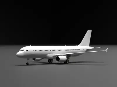 Airbus A320-200 3D model buy