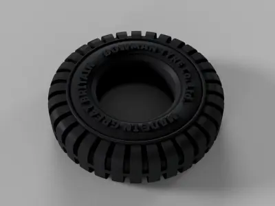 Lumar Toy Powerhouse Crane Wheel 3D print model