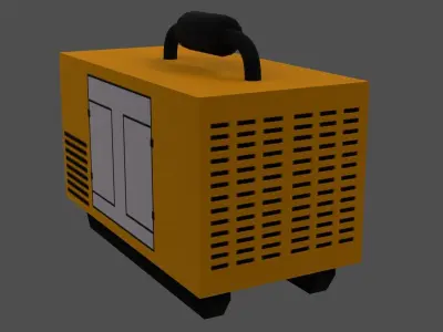 Generator - Low Poly - Game Ready - PBR Low-poly 3D model