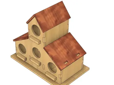 the birds home Free 3D model