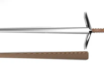 Sword - Scottish Claymore 3D model
