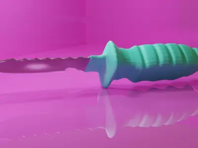 Knife by MrRay Free 3D model