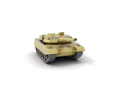 Desert Camouflage Tank model pack Low-poly 3D model buy