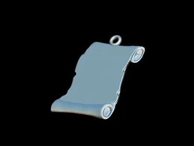  PARCHMENT PENDANT 3D print model