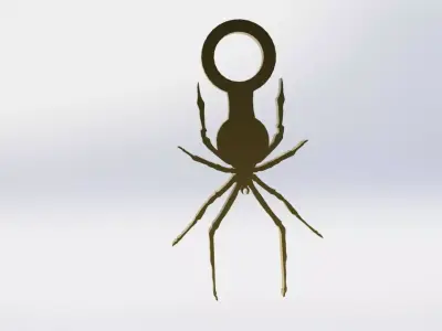 Spider Pendant Simple 3D print model