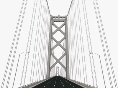 Bay Bridge 3D model