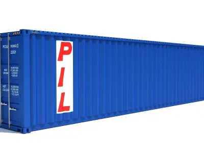 Shipping Container PIL 3D model