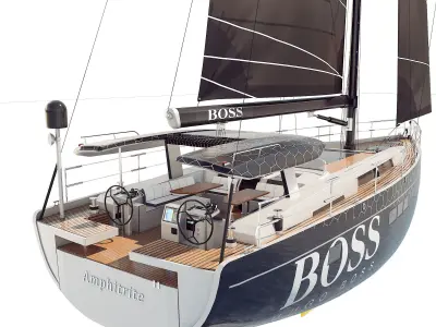 Hanse 675 yacht BOSS 3D model