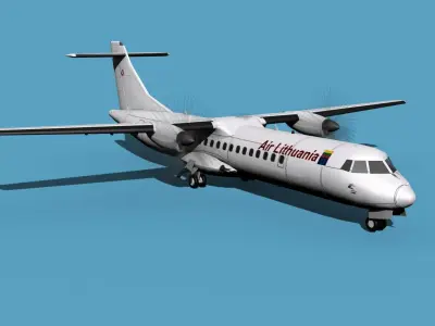 ATR  ATR-72-600 Air Lithuania 3D model