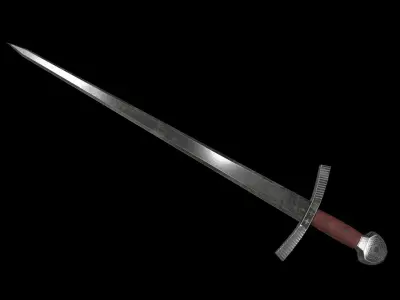 Sword PBR Low Poly Low-poly 3D model