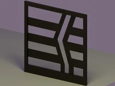 Neon city pack Free low-poly 3D model