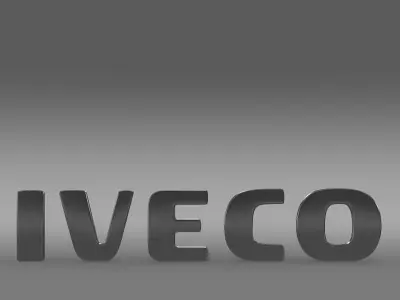 iveco logo 3D model by Sergey