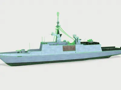 La Fayette Low-poly 3D model