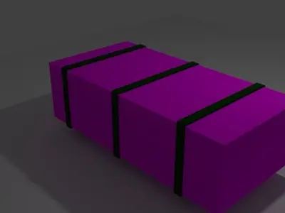 balewood wooden block Free low-poly 3D model