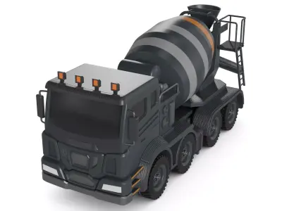 Concrete Mixer Truck 3D model by env-art-studio - PBR