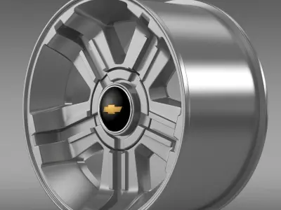 Chevrolet Suburban LZ1 2008 rim 3D model