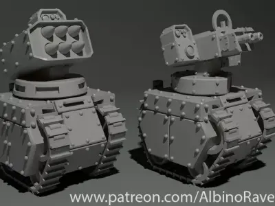 Gun bots 3D print model