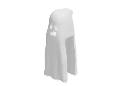 Custom3Dprint Minifigure Accessory - Ghost V1 3D print model