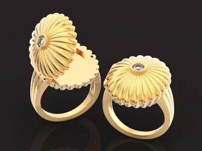 vintage  Borgia venom secret open ring 671 3D print model