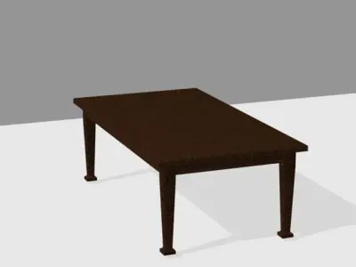 Antique Dining Room Suite 3D model