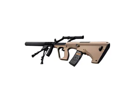 Steyr AUG rifle  3D model